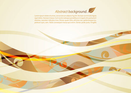 Autumn background. Vector illustration のイラスト素材