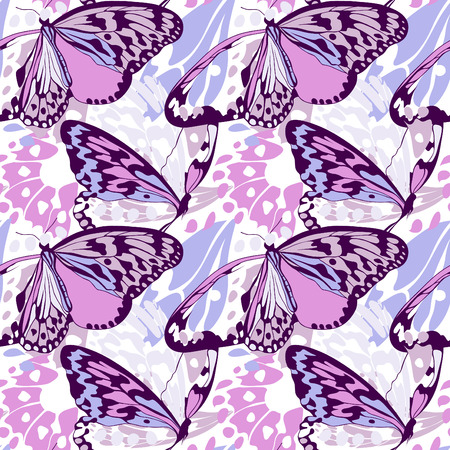 Seamless butterfly wing patternのイラスト素材