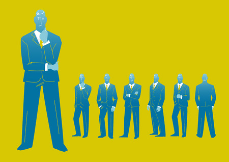 Businessman characters. Vectorのイラスト素材
