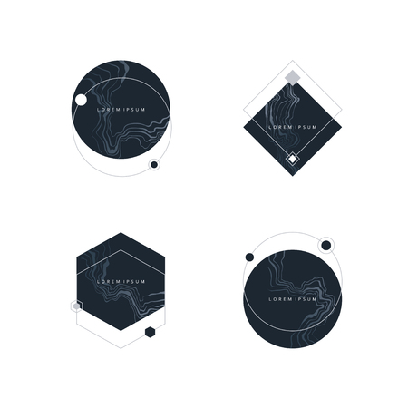 Vector signs and symbols templates for your design.のイラスト素材