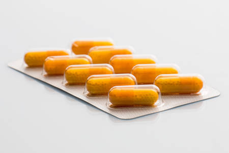 Yellow Pillsの写真素材