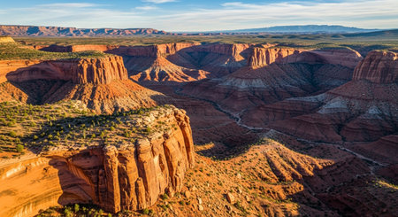 Scenic view of Capitol Reef National Park in United States of Americaの素材