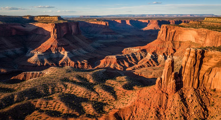 Panoramic view of Canyonlands National Park, Utah, USAの素材