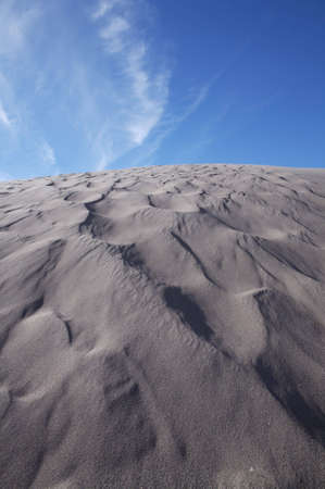 Scalloped rising sand duneの写真素材