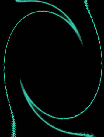 circular abstract black background with a zigzag patternの写真素材
