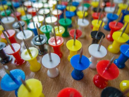 pattern of upside sharp pins
