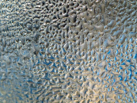 abstract texture made of condensation water dropsの写真素材