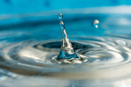 close up conceptual photo of water drops splashing