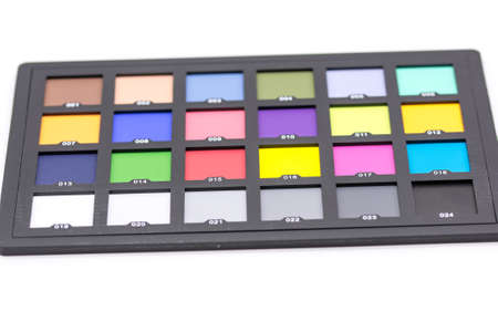 photo studio color checker cardの写真素材