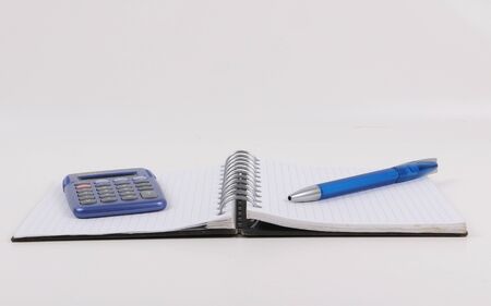 office equipment on the tableの写真素材