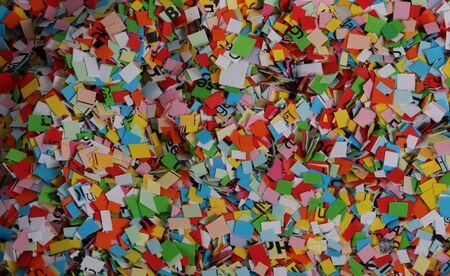 colorful confettiの写真素材