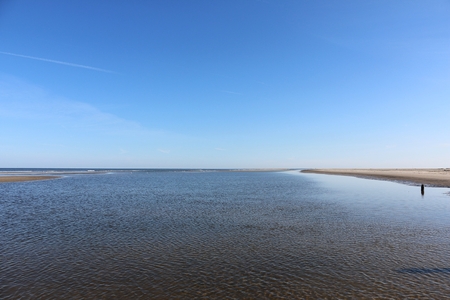 summer at the north sea in germanyの写真素材