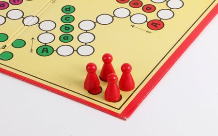 red figures from a ludo
