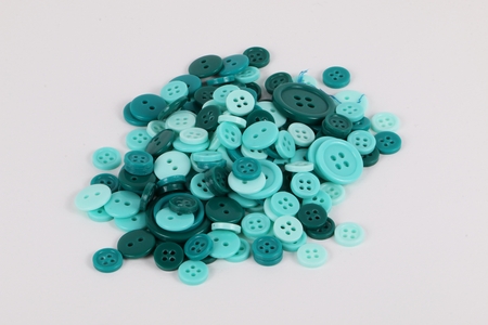 colorful knobs lying in the studioの写真素材