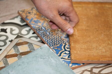 Photo porcelain tiles for decorative wall and floor decorationの写真素材