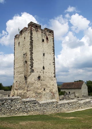 Kinizsi castle in Nagyvazsony, Hungary の写真素材