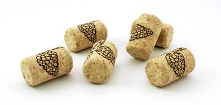 Decorative wine corks の写真素材