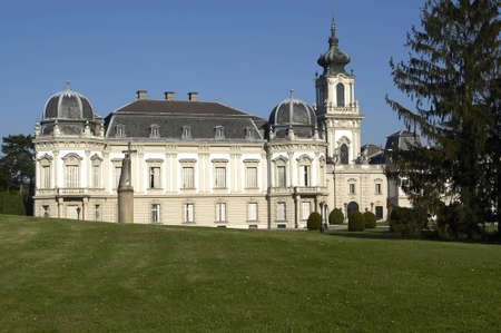 Detail from the Festetics castle in Keszthely, Hungary の写真素材