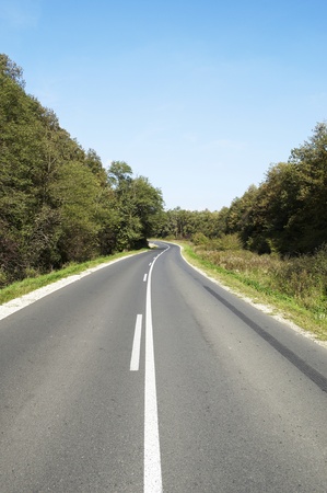 Dangerous road section の写真素材