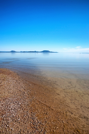 Wiev to Lake Balaton,Hungary の写真素材
