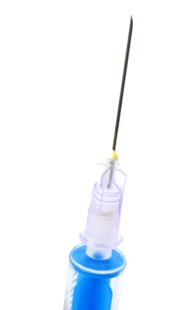 Syringe close-upの写真素材