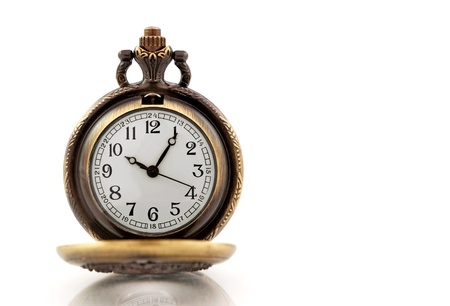 Antique pocket watchの写真素材