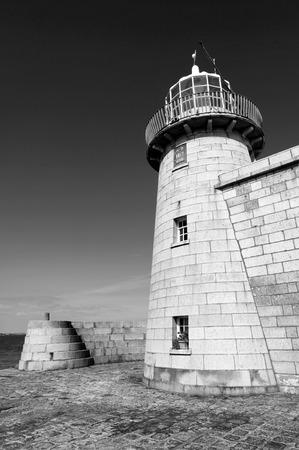 Howth Lighthouse in Dublin, Ireland. The lighthouse was built in 1817.の写真素材