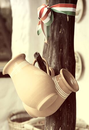 Hungarian ceramic products (Vintage)の写真素材