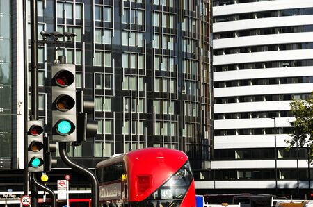 Modern buildings in London city, 17. September 2018. (London - United Kingdom)のeditorial素材