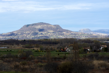 Landsape of Lake Balaton, Hungaryの写真素材