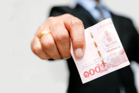 Cash payment conceptの写真素材