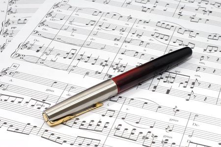 Sheet musicの写真素材