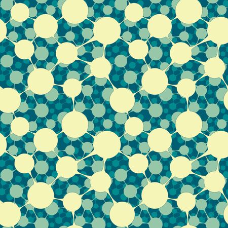 Seamless bulk molecular structureのイラスト素材