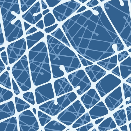 Vector seamless pattern. Modern stylish 3d texture of mesh.のイラスト素材