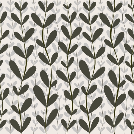 vector seamless pattern. floral stylish backgroundのイラスト素材
