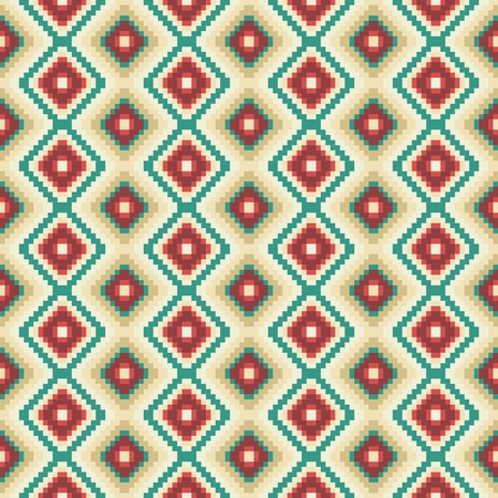 pixel modern geometric seamless pattern ornament background print designのイラスト素材