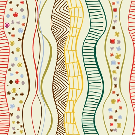 Abstract ethnic seamless patternのイラスト素材