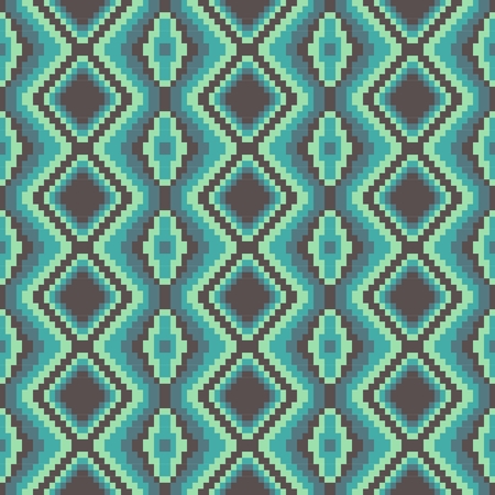 pixel modern geometric seamless pattern ornament background print designのイラスト素材