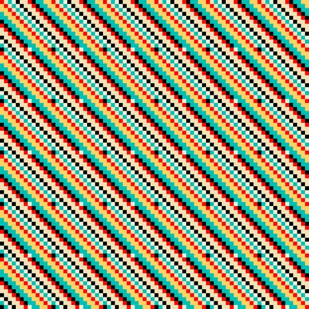 Colorful abstract ethnic geometric pattern, vectorのイラスト素材