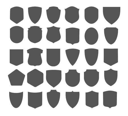 Set of vintage frames for emblems, labels, insigniaのイラスト素材