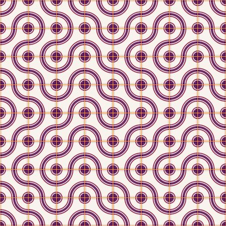 Reteo stripe seamless  pattern from  Moroccan tiles, ornaments of vinous colors. Can be used for wallpaper, pattern fills, web page background,surface textures.のイラスト素材