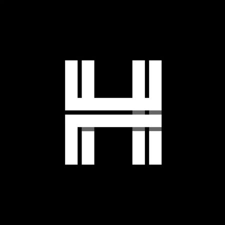 Capital letter H.のイラスト素材