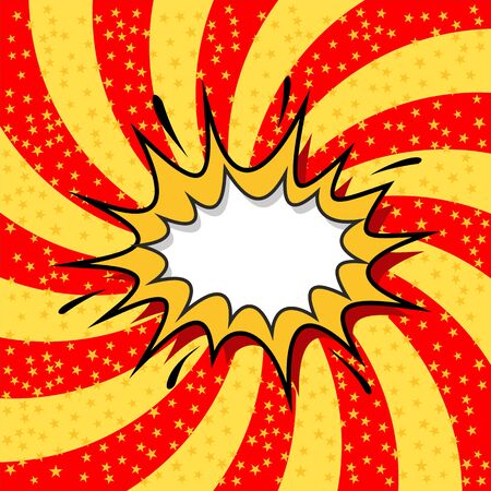 Vintage, cracked background. pop art cloud. Vectorのイラスト素材