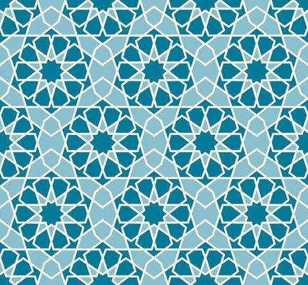seamless pattern. Colorful ethnic ornament. Arabesque style. Islamic art.のイラスト素材