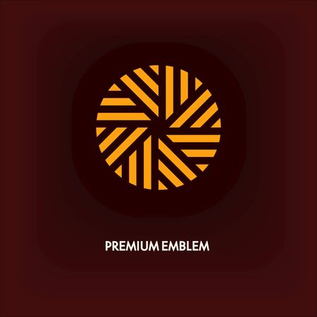 Modern monogram, emblemのイラスト素材