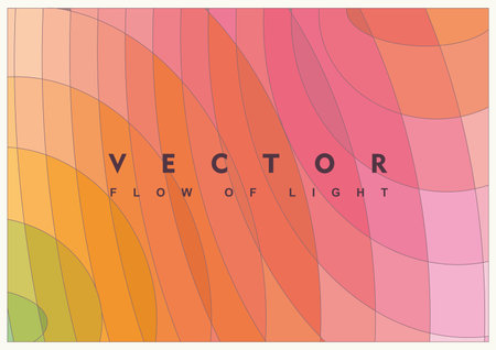 Abstract wavy background with dynamic effect. Modern screen design for mobile app and web. 3d vector illustration for brochure, banner, flyer or presentation.のイラスト素材