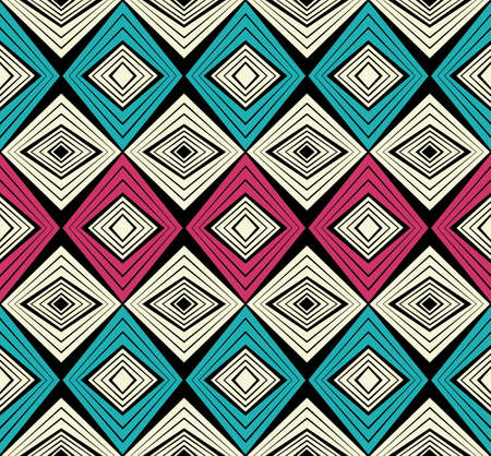 African fashion seamless pattern ornament in vibrant colours, picture art and abstract background for Fabric Print, Scarf, Shawl, Carpet, Kerchief, Handkerchief, vector.のイラスト素材