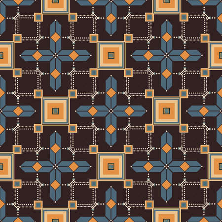Bohemian, fashionable seamless ornament in ethnic style. In modern trendy shades. Perfect for the...