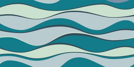 Bright colorful abstract waves background. Vector illustration. Perfect for the design of fabrics,...