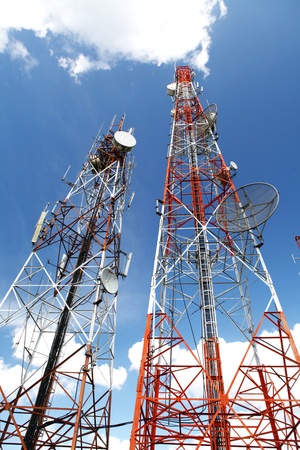 Telecommunication towerのeditorial素材
